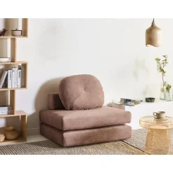 Beliani OLDEN - Slaapbank - Bruin - Stof Clearance