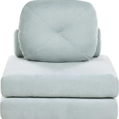 Beliani OLDEN - Slaapbank - Lichtblauw - Stof Hot