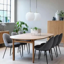 Leen Bakker Olivine Kjeld Verlengbare Houten Eettafel 190 cm - Naturel New
