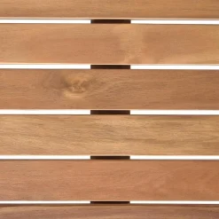 Beliani OMBRIANO - Tuintafel - Lichtbruin - 180 x 90 cm - Acaciahout Discount