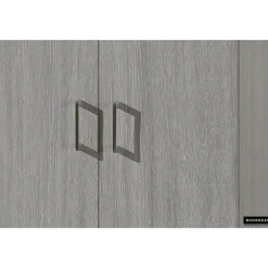 Rousseau Opbergkast Ray 60cm met 2 deuren en 4 legplanken - grijze eik Discount