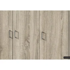 Rousseau Opbergkast Ray 120cm met 3 deuren en 4 legplanken - sonoma eik Best