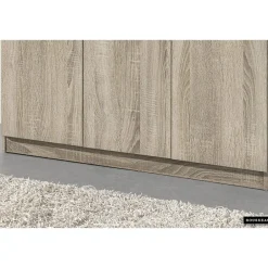 Rousseau Opbergkast Ray 120cm met 3 deuren en 4 legplanken - sonoma eik Best