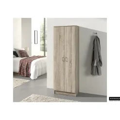 Rousseau Opbergkast Ray 60cm met 2 deuren en 4 legplanken - sonoma eik New