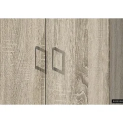 Rousseau Opbergkast Ray 60cm met 2 deuren en 4 legplanken - sonoma eik New