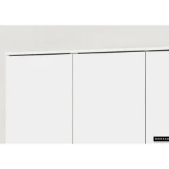 Rousseau Opbergkast Ray 120cm met 3 deuren en 4 legplanken -wit Outlet