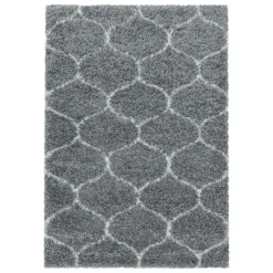 Muratap Opera Soft Shaggy Hoogpolig Vloerkleed Grijs - 200x290 CM Hot