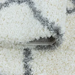 Muratap Opera Soft Shaggy Hoogpolig Vloerkleed Cream - 200x290 CM Hot