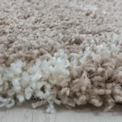 Muratap Opera Soft Shaggy Hoogpolig Vloerkleed Beige - 240x340 CM Best