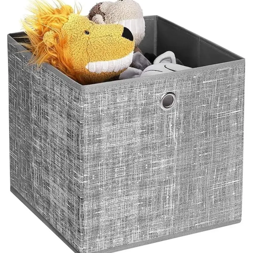 Parya Home Opvouwbare opbergdozen, 6 stuks, kubussen, bakken, manden, kisten Sale