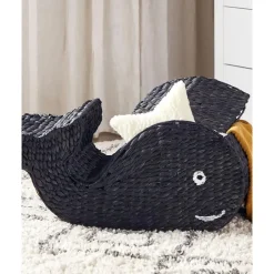 Beliani ORANIA - Mand - Natuurlijk/Zwart - Waterhyacint New