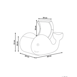 Beliani ORANIA - Mand - Natuurlijk/Zwart - Waterhyacint New