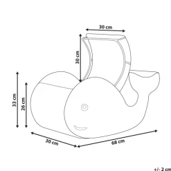 Beliani ORANIA - Mand - Natuurlijk/Zwart - Waterhyacint New