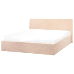 Beliani ORBEY - Bed met opbergruimte - Beige - 140 x 200 cm - Bouclé Best