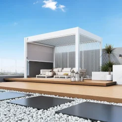 Orion Comfort terrasoverkapping 300 x 400 cm wit Hot