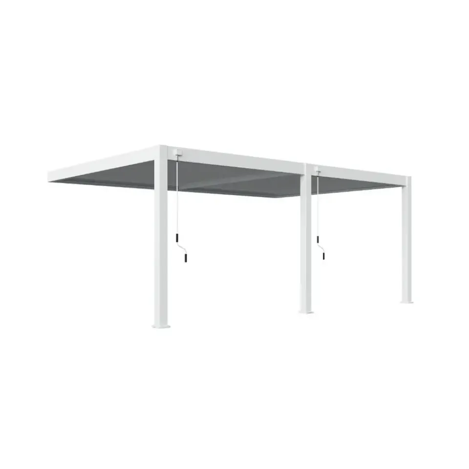 Orion Deluxe overkapping muur 400 x 600 cm wit Outlet