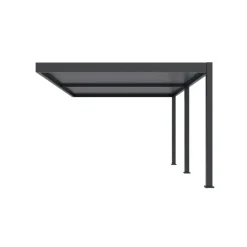 Orion Deluxe overkapping muur 360 x 530 cm antraciet Clearance