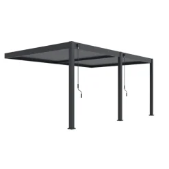 Orion Deluxe overkapping muur 360 x 530 cm antraciet Clearance