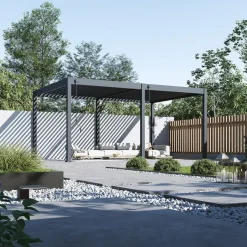 Orion Deluxe overkapping muur 360 x 530 cm antraciet Clearance