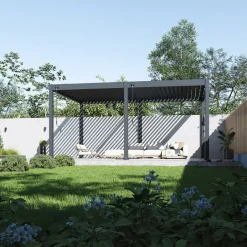 Orion Deluxe overkapping muur 360 x 530 cm antraciet Clearance