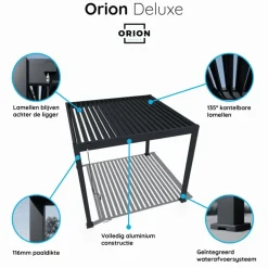Orion Deluxe overkapping - 300 x 600 cm - Wit