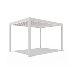 Orion Deluxe overkapping elektrisch met LED 300 x 400 cm lichtgrijs