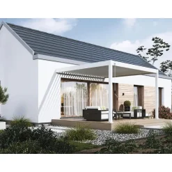 Orion Deluxe overkapping muur 360 x 400 cm antraciet Outlet