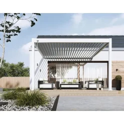 Orion Deluxe overkapping muur 360 x 400 cm antraciet Outlet