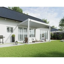 Orion Deluxe overkapping muur 300 x 400 cm wit Outlet