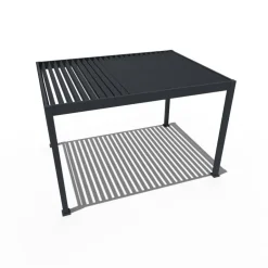 Orion Deluxe overkapping elektrisch met LED 300 x 400 antraciet Sale