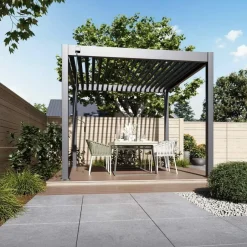 Orion Deluxe terrasoverkapping 300 x 300 cm antraciet Best