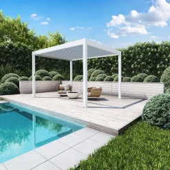 Orion Deluxe terrasoverkapping 300 x 400 cm wit Best