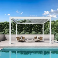 Orion Deluxe terrasoverkapping 300 x 400 cm wit Best