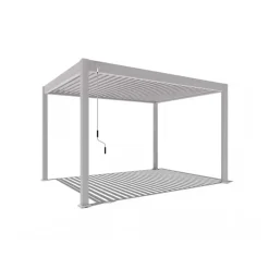 Orion Deluxe terrasoverkapping 300 x 400 cm lichtgrijs Outlet