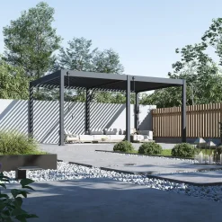 Orion Deluxe terrasoverkapping 360 x 530 cm antraciet