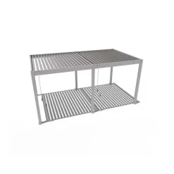 Orion Deluxe terrasoverkapping 300 x 600 cm lichtgrijs Outlet