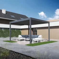 Orion Deluxe terrasoverkapping 360 x 400 cm antraciet Outlet