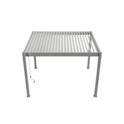 Orion Deluxe terrasoverkapping 360 x 400 cm lichtgrijs Clearance