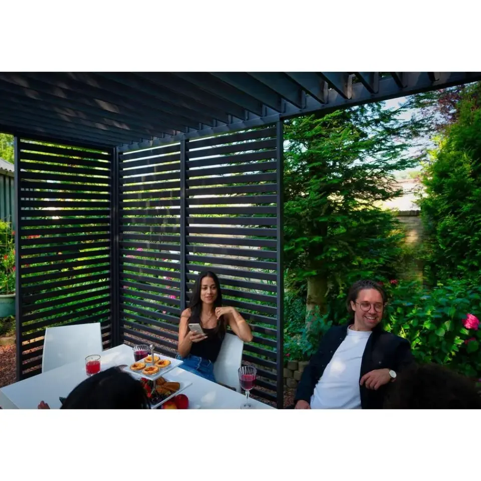 Orion louvre shutter paneel (voor 4M kant) antraciet 1 stuk Online