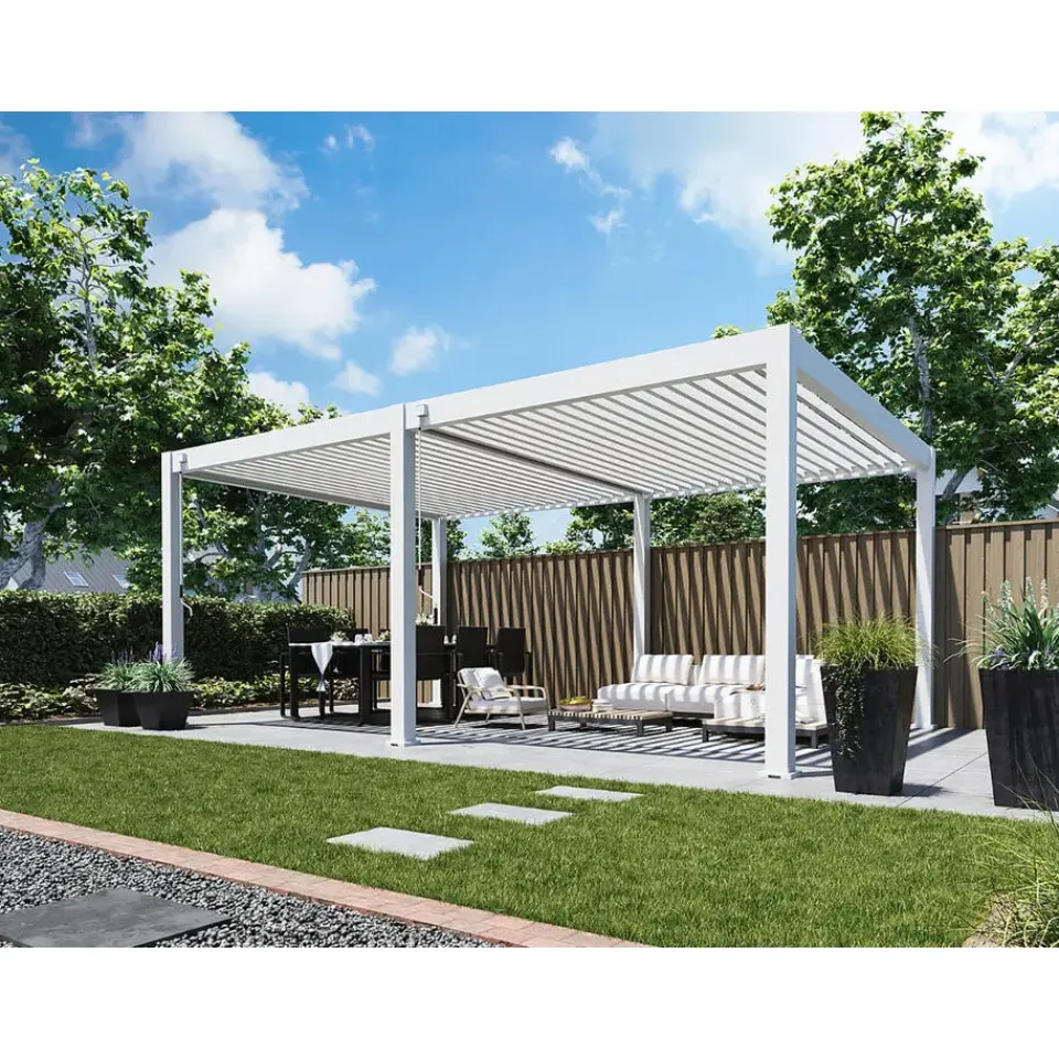 Orion Premium overkapping - 400 x 600 cm - Wit Hot