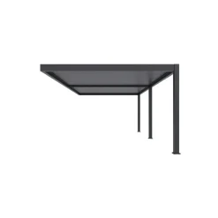 Orion Premium overkapping muur 400 x 800 cm antraciet