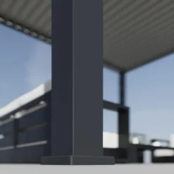 Orion Premium overkapping elektrisch met LED 400 x 800 antraciet Best