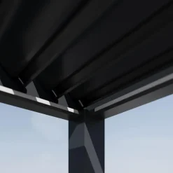 Orion Premium overkapping elektrisch met LED 400 x 800 antraciet Best