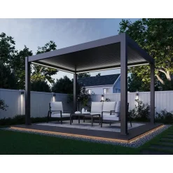 Orion Premium overkapping elektrisch E-LED 300 x 400 antraciet Outlet