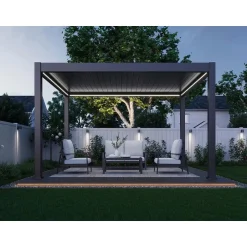 Orion Premium overkapping elektrisch E-LED 300 x 400 antraciet Outlet