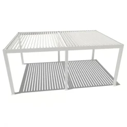 Orion Premium overkapping E-LED - 400 x 600 cm - wit Hot