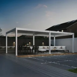 Orion Premium overkapping E-LED - 400 x 800 cm - wit Discount