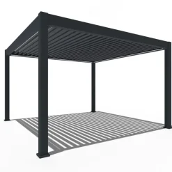 Orion Premium overkapping elektrisch met LED 400 x 400 antraciet Hot