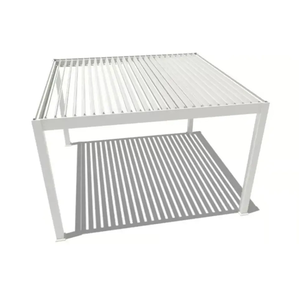 Orion Premium overkapping E-LED - 400 x 400 cm - wit Hot