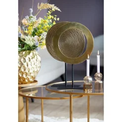 Light & Living Ornament op voet Waiwo - Antiek Brons/Zwart - 25x10x39cm Discount